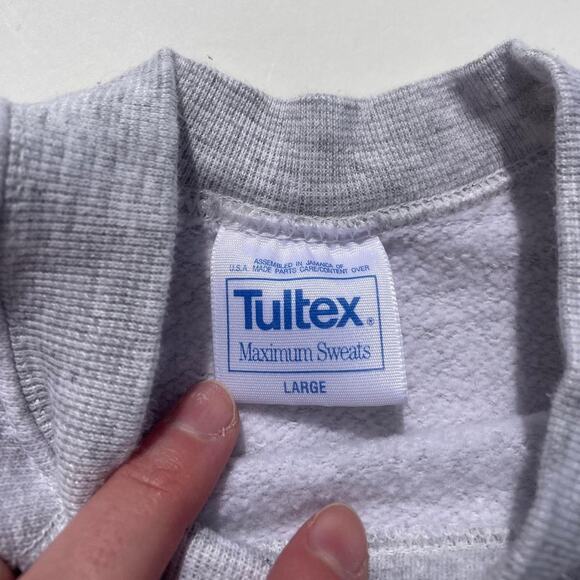 Vintage Operation Desert Storm Army Military USA Flag Crewneck Size Large - Picture 3 of 4